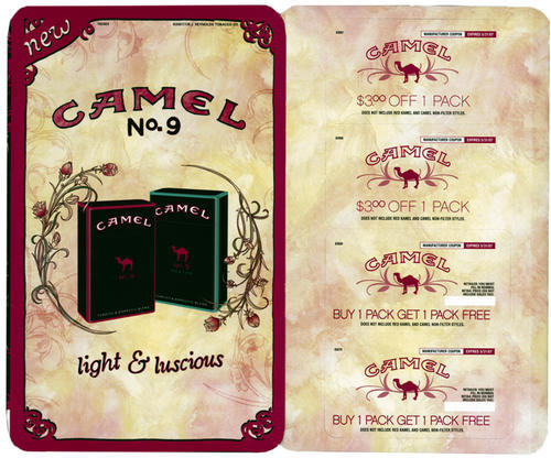 pink camel cigarettes